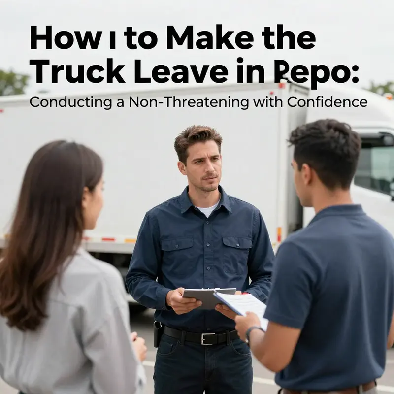 Legal verification documents essential for safe and lawful repossession.