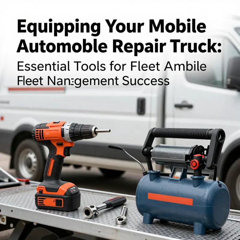 Advanced diagnostic tools ready for mobile automotive repairs.