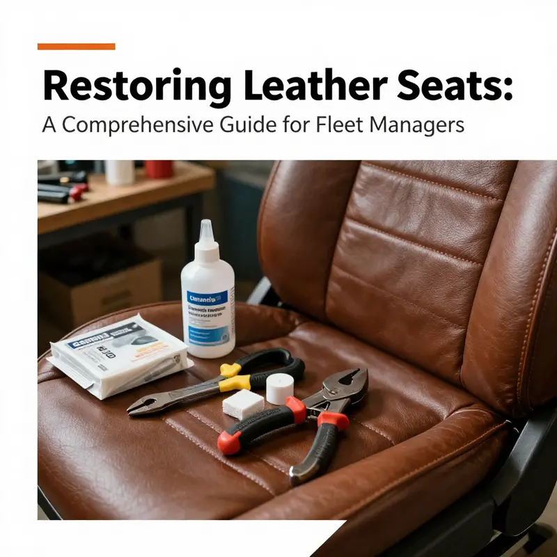 An evaluation of a torn leather truck seat showcases damage that requires careful assessment for effective repair.