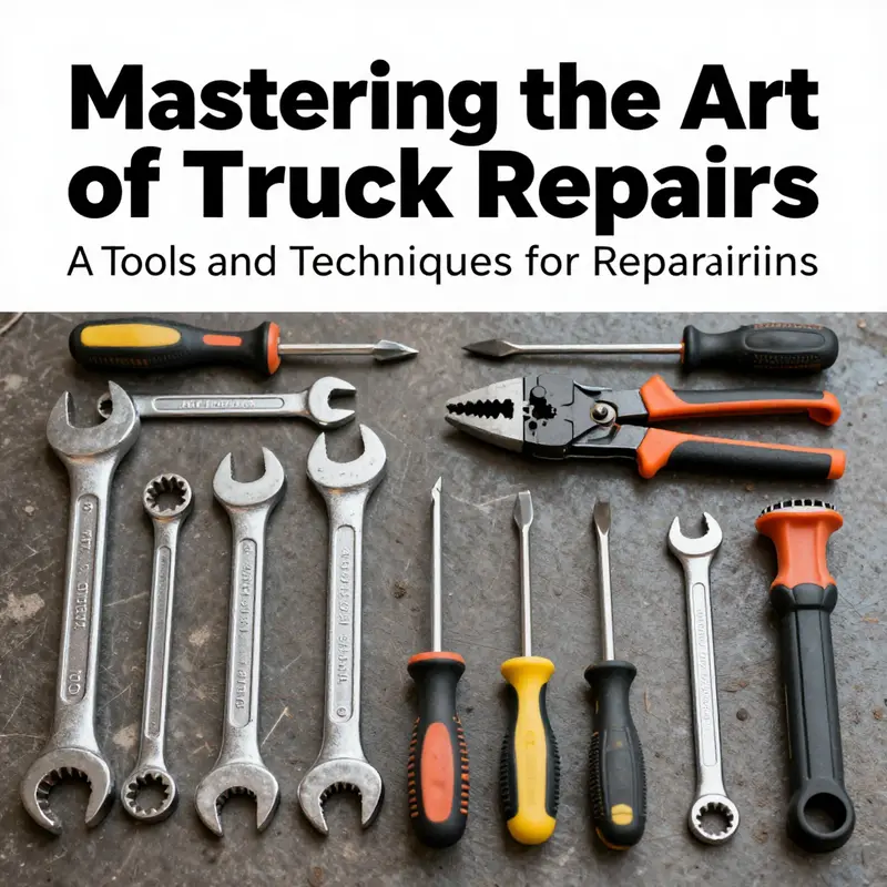 Technicians carefully following repair steps on a truck, highlighting the importance of methodical approaches.