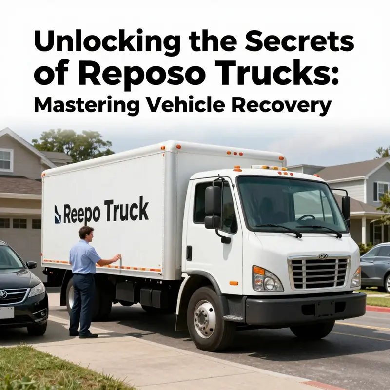 Repo trucks are essential for the legal recovery of vehicles due to contractual defaults.