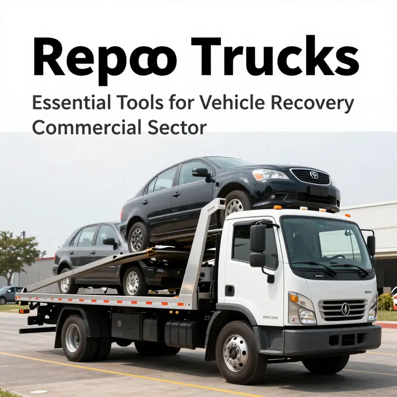 A repo truck demonstrating its role in vehicle recovery and repossession processes.