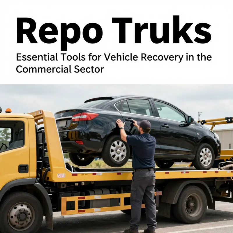 A repo truck demonstrating its role in vehicle recovery and repossession processes.