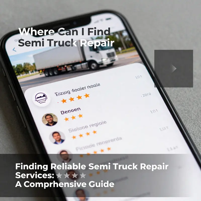 A qualified mechanic examining a semi truck, highlighting the importance of local repair services for effective fleet management.