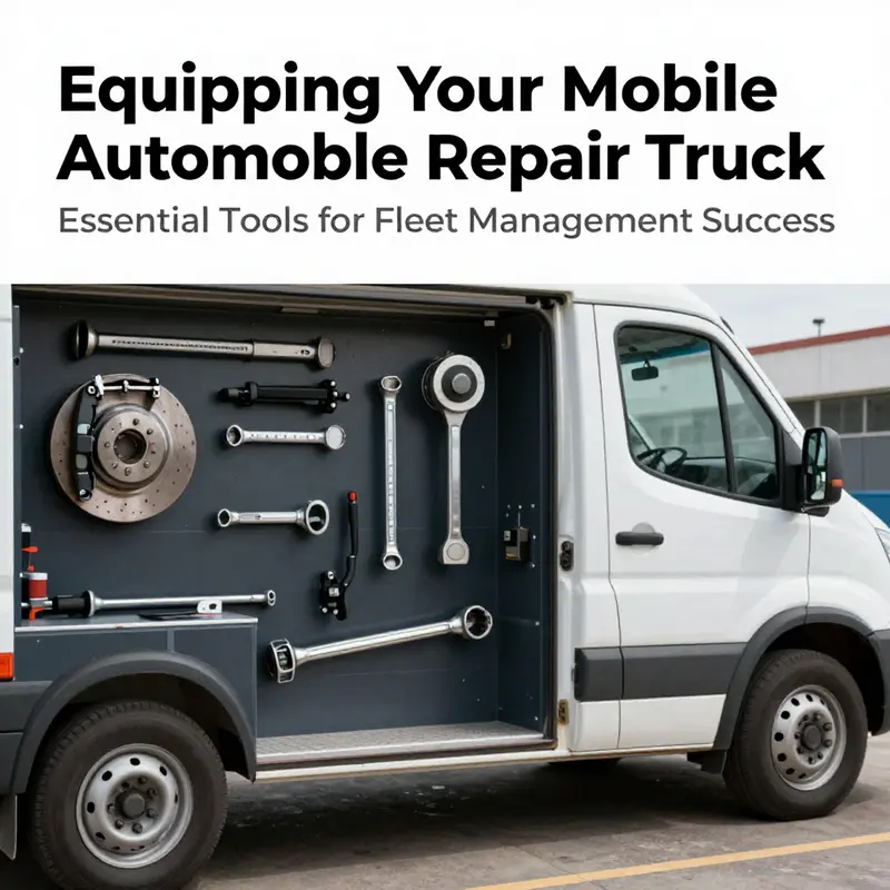 Advanced diagnostic tools ready for mobile automotive repairs.