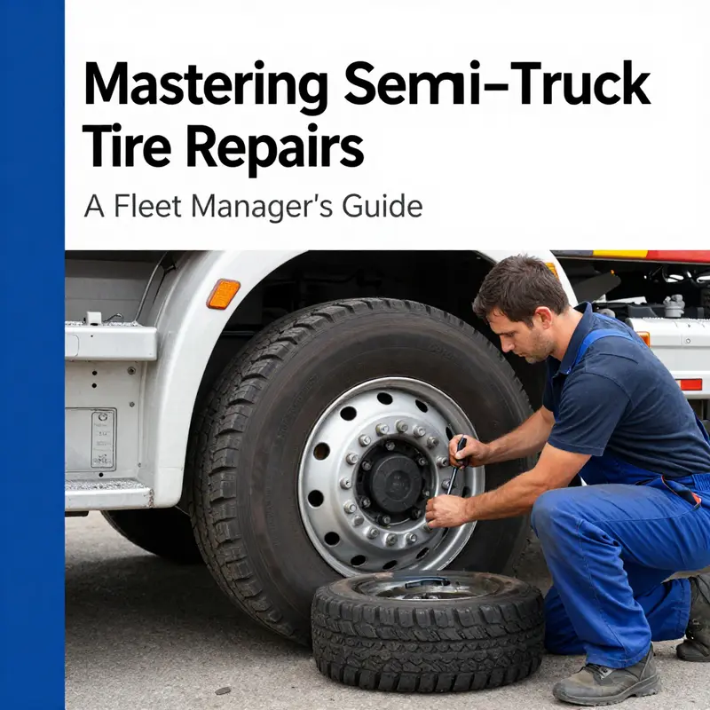Insightful inspection of semi-truck tire damage suitable for self-repair.