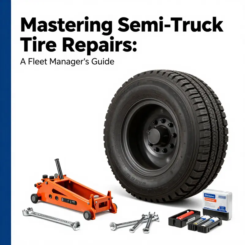 Insightful inspection of semi-truck tire damage suitable for self-repair.