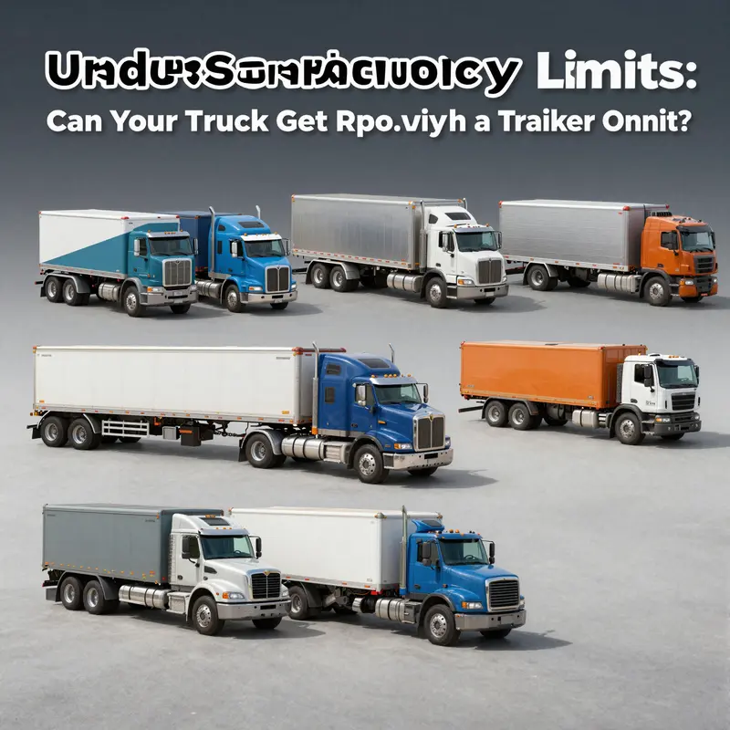 Truck vehicle specifications outline important towing capacities and weights.