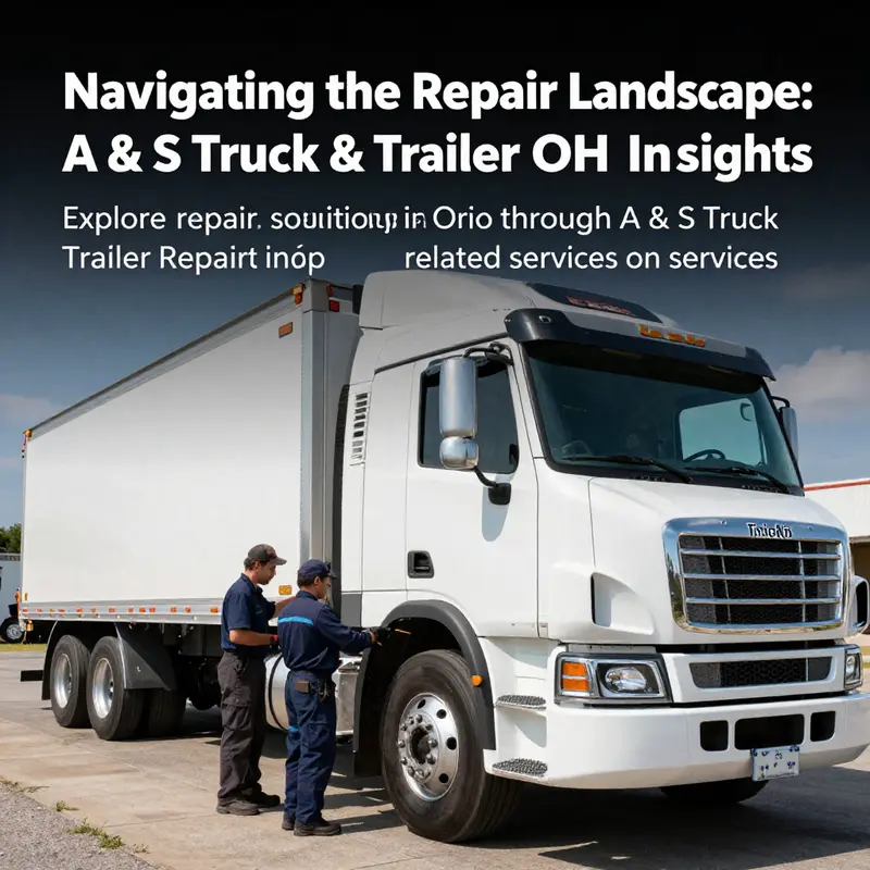 A cover image depicting technicians working on a truck, illustrating the importance of repair services in the trucking industry.