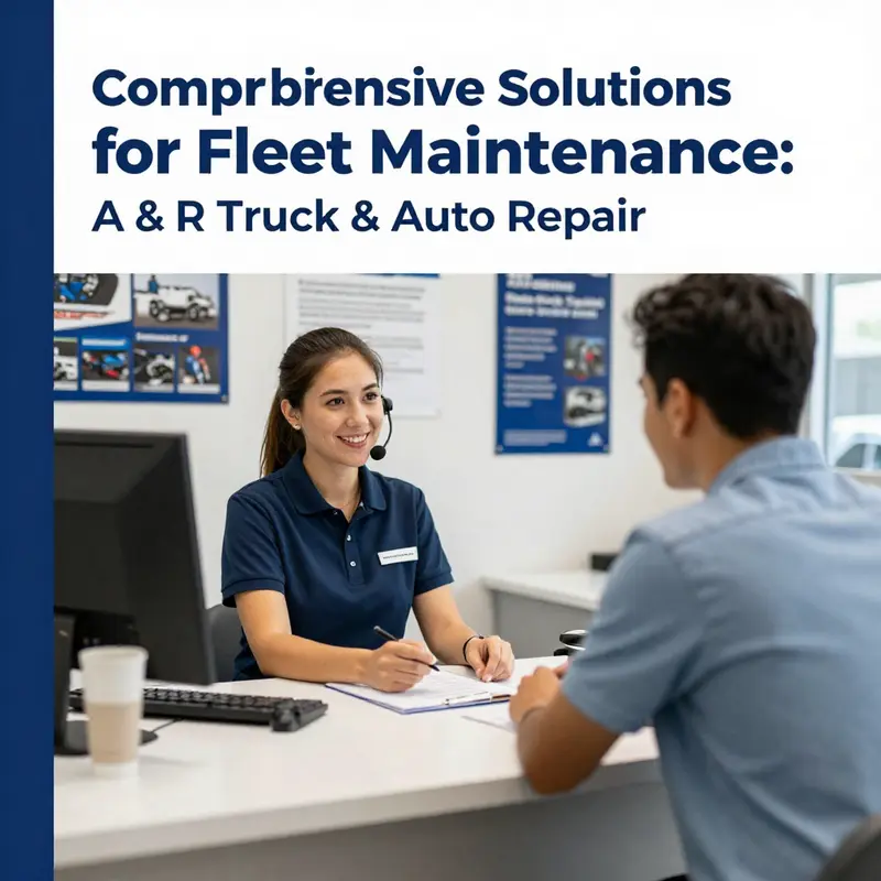 A professional environment capturing the essence of A & R Truck & Auto Repair’s service offerings.