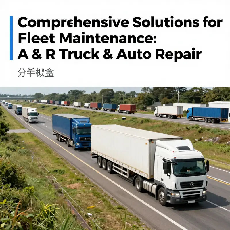 A professional environment capturing the essence of A & R Truck & Auto Repair’s service offerings.