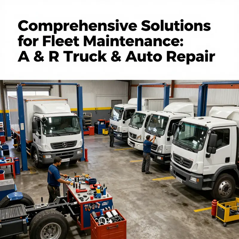 A professional environment capturing the essence of A & R Truck & Auto Repair’s service offerings.