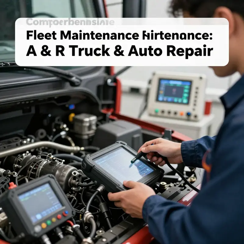 A professional environment capturing the essence of A & R Truck & Auto Repair’s service offerings.