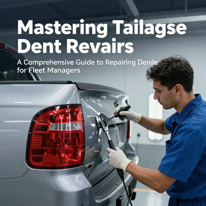 Using a suction cup dent puller for effective dent removal from a truck tailgate.