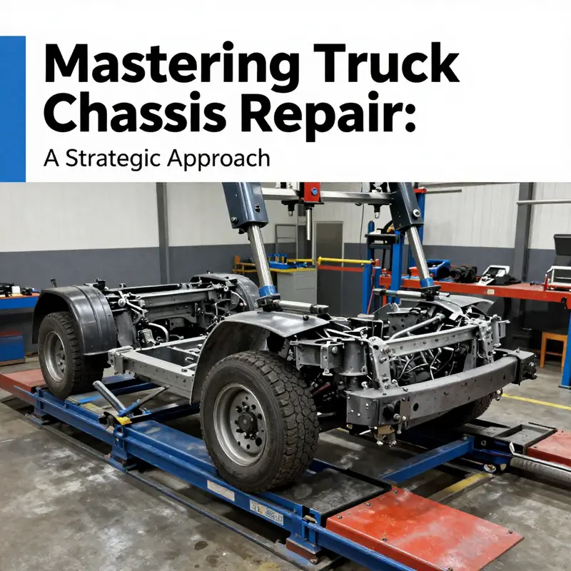 Technician conducting a thorough assessment of truck chassis with advanced measurement technology.