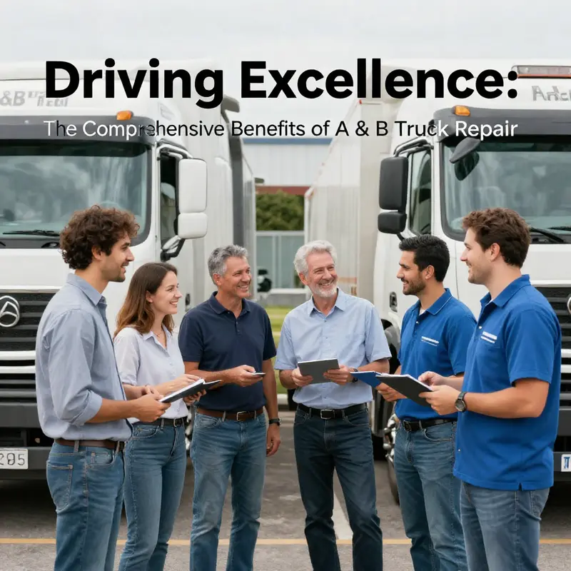 Technicians at A & B Truck Repair addressing diverse service needs with state-of-the-art equipment.