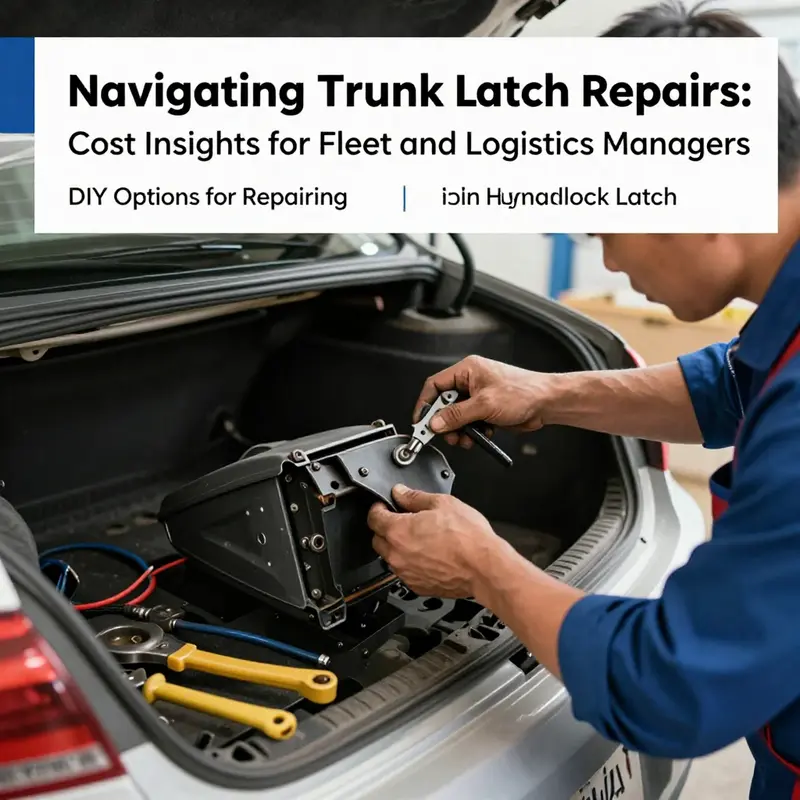 Comprehensive cost overview for Hyundai Elantra trunk latch repairs.