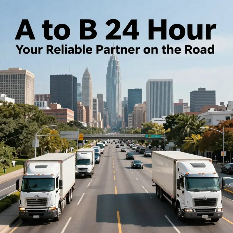 A mobile repair truck in action, showcasing the commitment of A to B 24 Hour Truck and Trailer Repair Services.