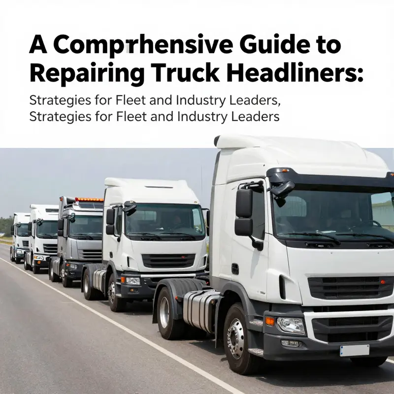 A fleet of trucks in perfect condition, highlighting the importance of maintenance and repair.