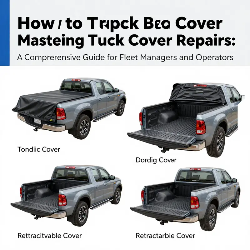 A visual guide to different truck bed cover types for easy identification.