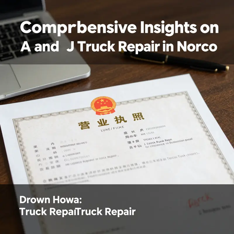 A skilled technician performing repairs on a truck at A and J Truck Repair in Norco, ensuring high-quality service.