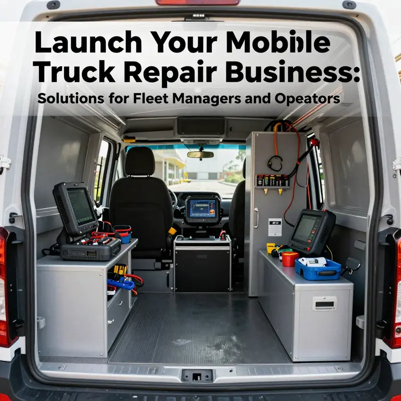Essential legal documentation required for starting a mobile truck repair business.
