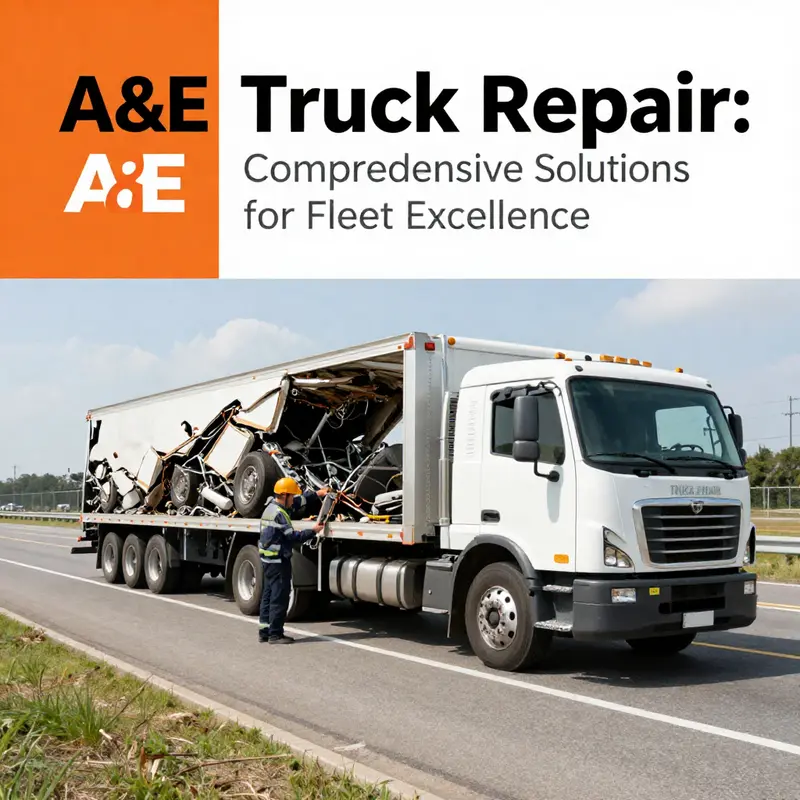Overview of A&E Truck Repair services, showcasing the mobile workshop in action.