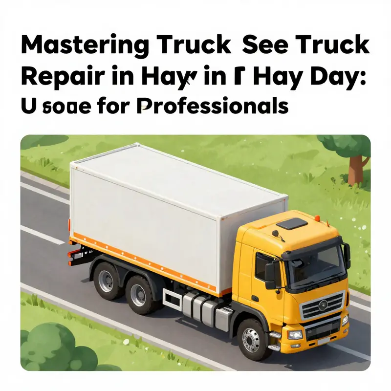 Players collaboratively assisting with truck repair in Hay Day.