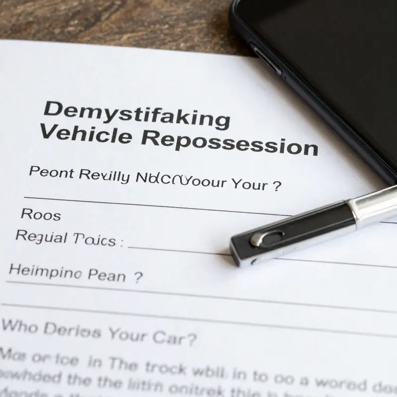 Loan institutions play a pivotal role in deciding vehicle repossession actions.