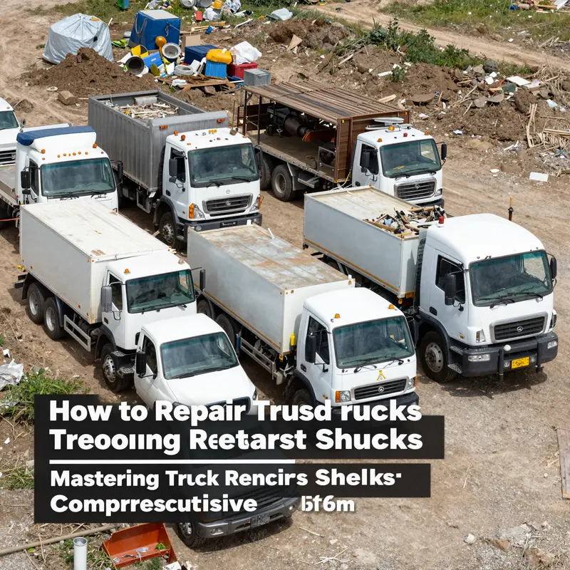 Illustration of the truck repair mechanics within Last Shelter, emphasizing the interface and necessary resources.