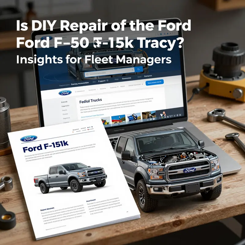 An illustration of a technician conducting basic maintenance tasks on a Ford F-150 to ensure optimal performance.