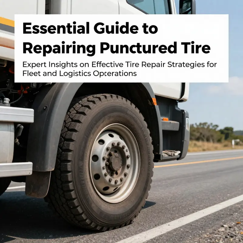 A truck on the highway, highlighting the importance of successful tire repair and maintenance.