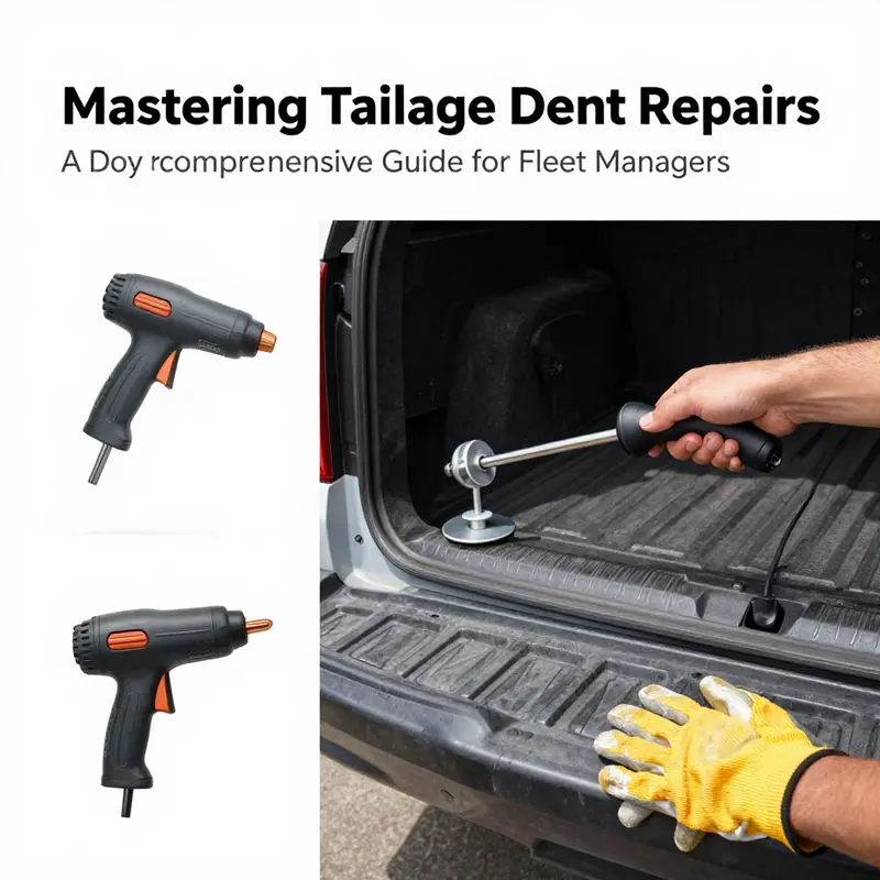 Using a suction cup dent puller for effective dent removal from a truck tailgate.
