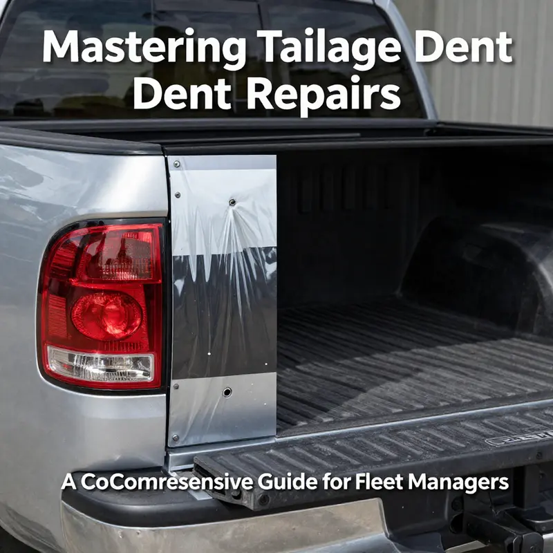 Using a suction cup dent puller for effective dent removal from a truck tailgate.