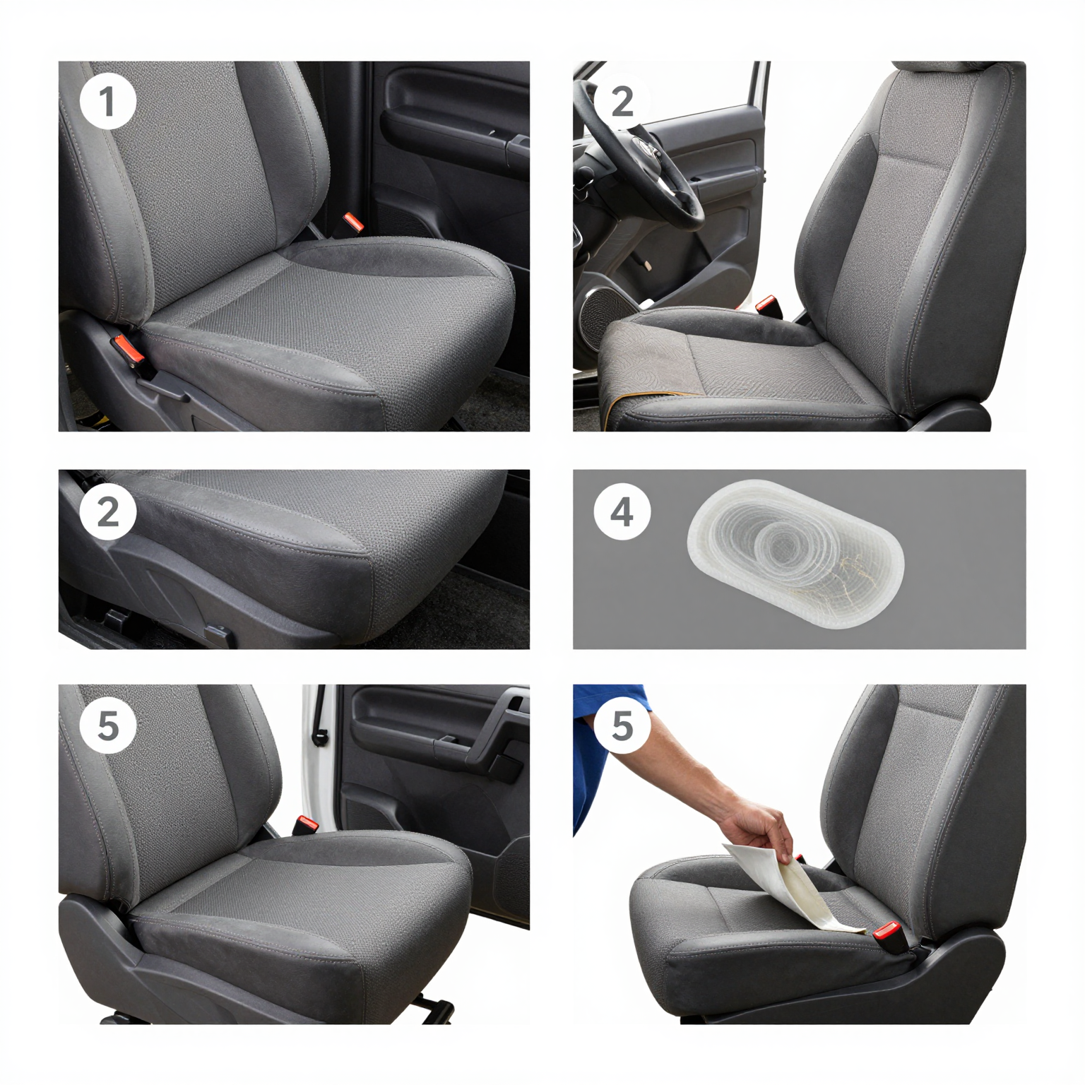 Truck Seat Upholstery Repair Steps