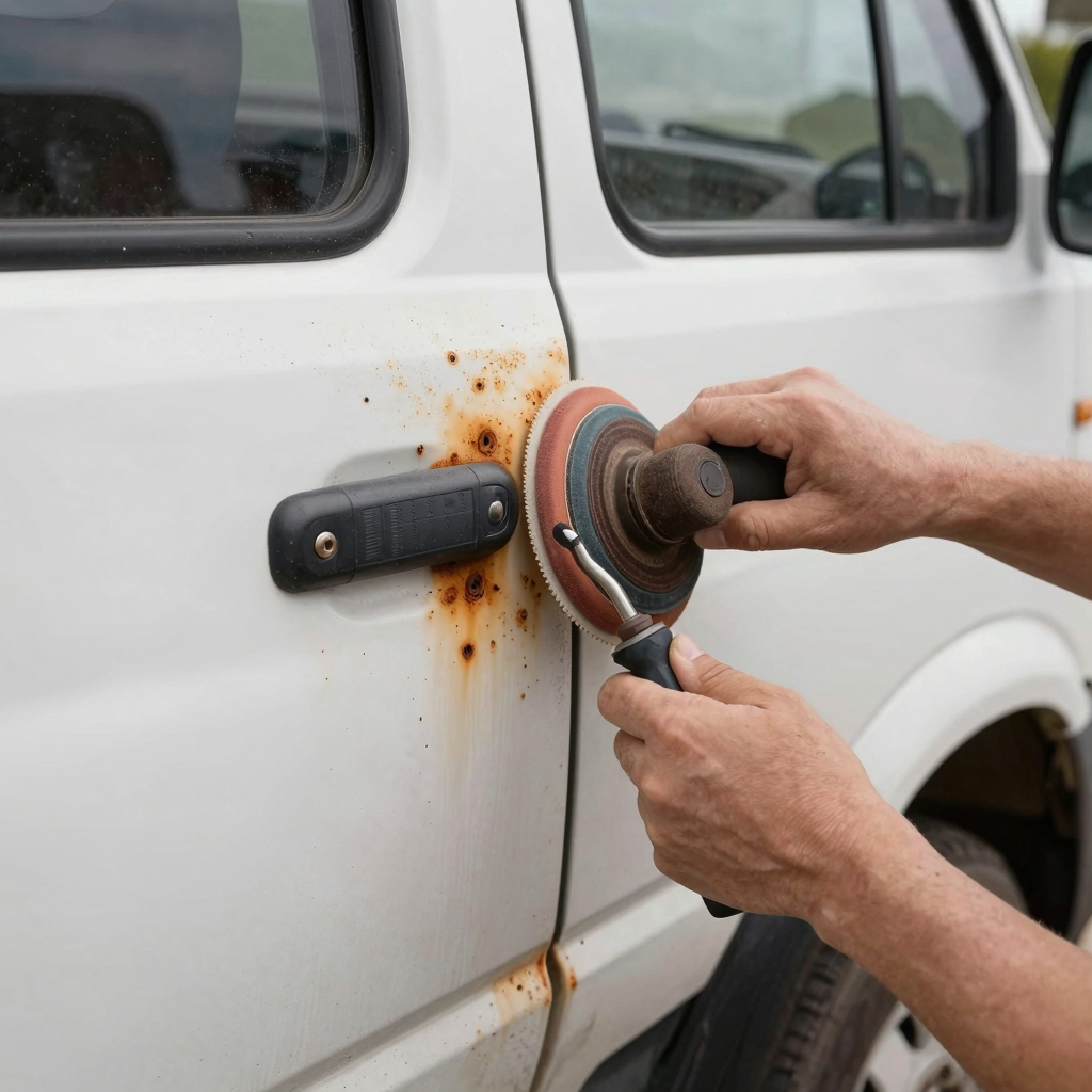 Truck Door Rust Repair Steps