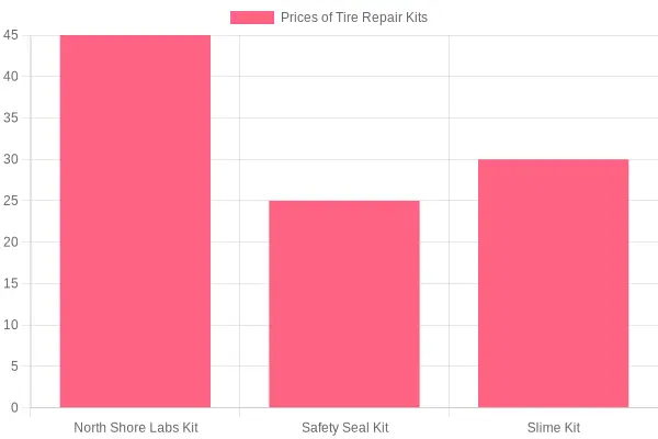 Comparison of Tire Repair Kit Prices