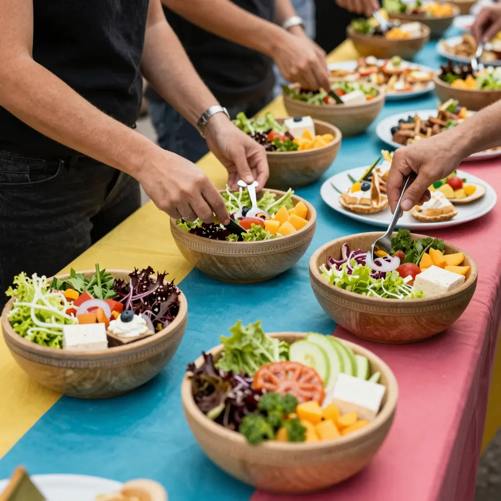 Sugarcane Bowls in Catering