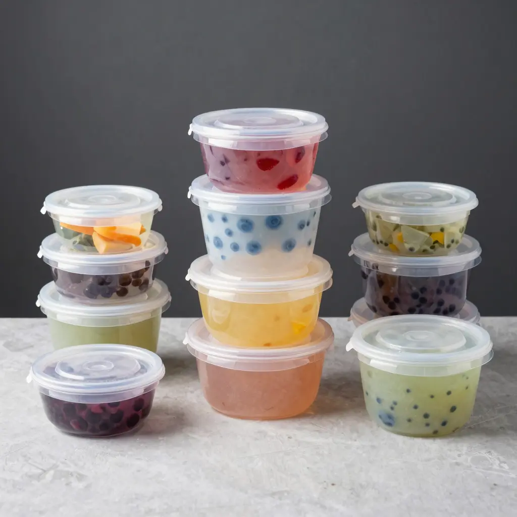 Variety of Food Plastic Containers