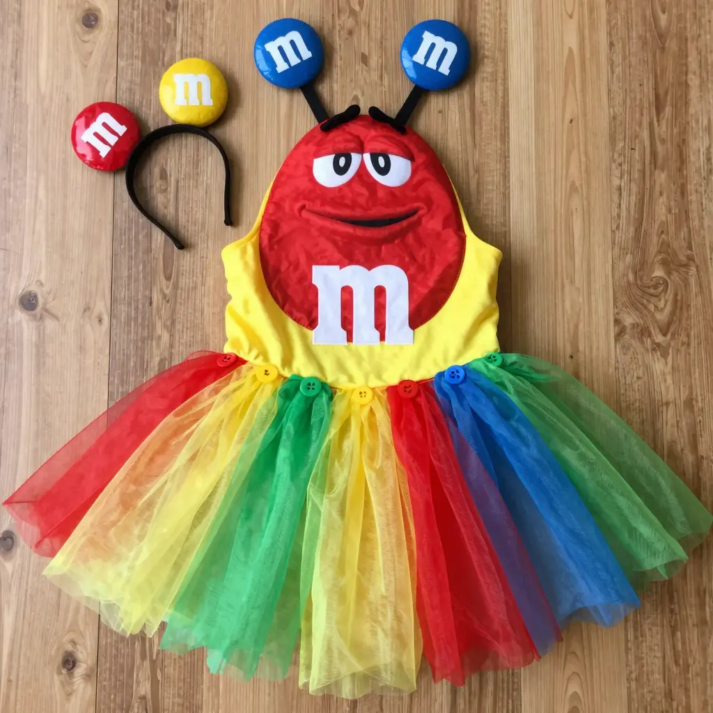M&M Costume with Tutu