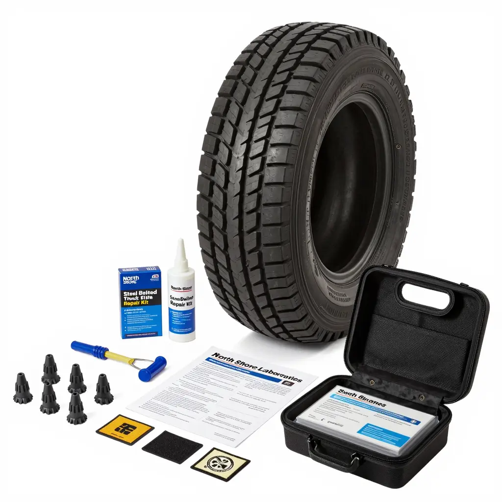 North Shore Laboratories Steel Belted Truck Tire Repair Kit
