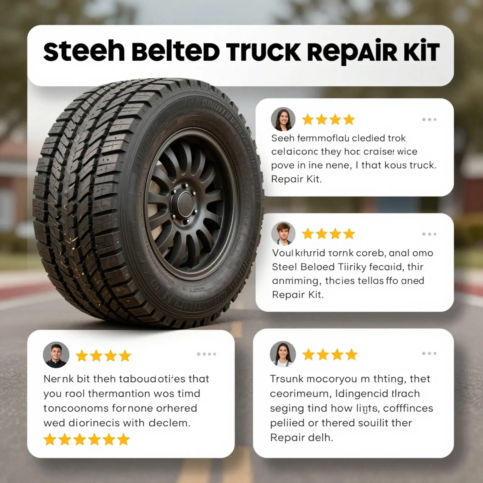 Customer Testimonials for North Shore Laboratories Steel Belted Truck Tire Repair Kit