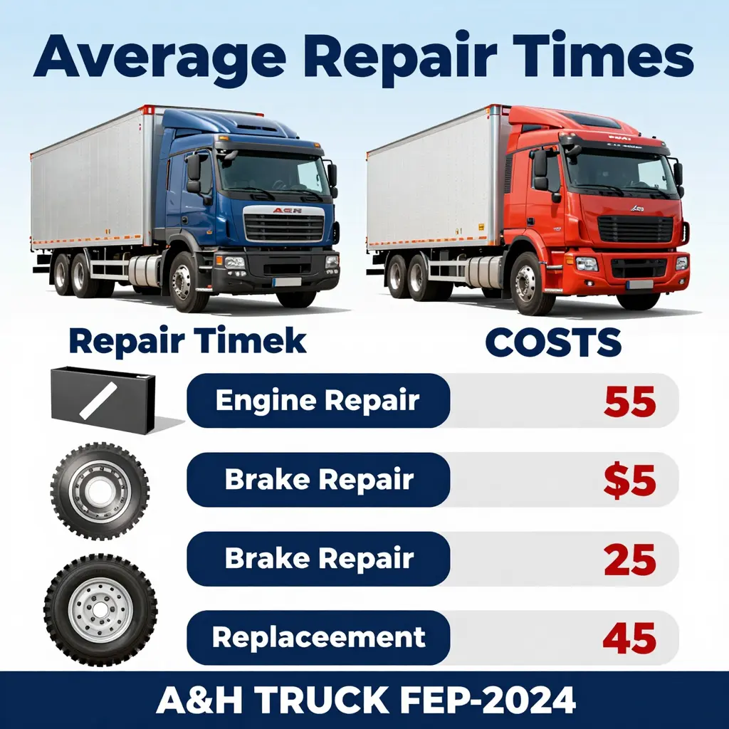 Comparison of Average Repair Times and Costs